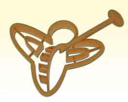 Bienen-Ausstecher mit Ausdr�cker Bienen-Ausstecher mit Ausdr�cker