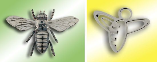 Verbandsabzeichen Biene - - - - - - - - Neue Form der Biene Verbandsabzeichen Biene - - - - - - - - Neue Form der Biene