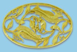 Bl�tenzweig in Gold Bl�tenzweig in Gold